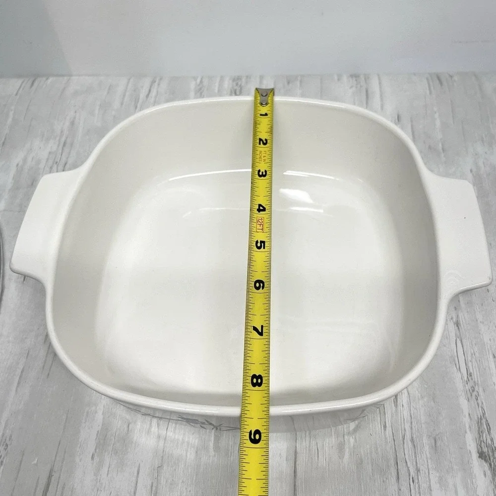 Vintage‎ Corning Ware Shadow Iris A-2-B Casserole 2 Liter With A-9-C Pyrex Lid